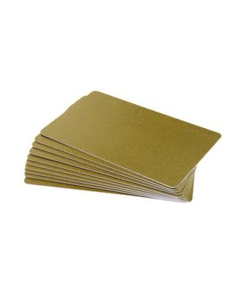 PVC BLANK CARDS - GOLD - 30MIL - 1 pack of 100 cards (C4601)