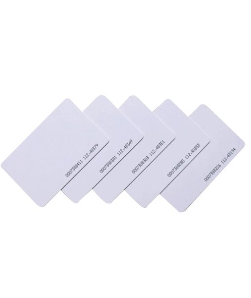 Cartes PVC RFID TK4100 - Épaisseur 0.76mm (ICA04TK4100)