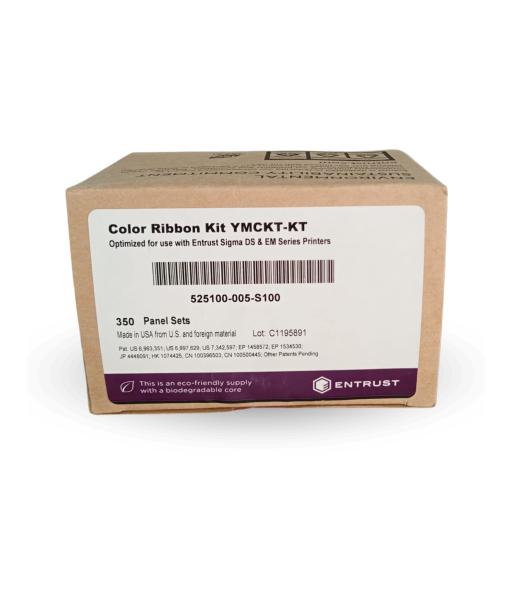 Ruban Couleur YMCKT-KT Entrust Sigma DS2 / DS3 (525100-005-S100)