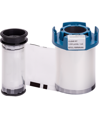 Film de transfert transparent RTCL100NAAA pour imprimante Evolis Agilia