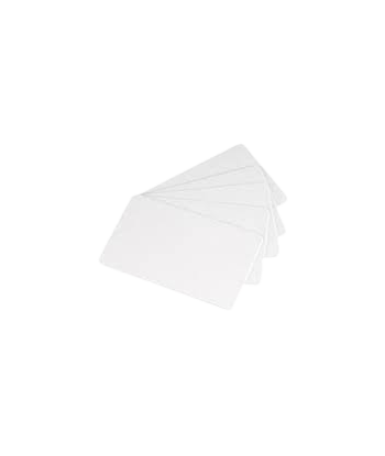 PVC BLANK CARDS - WHITE - 20MIL - 5 packs of 100 cards (C4002)