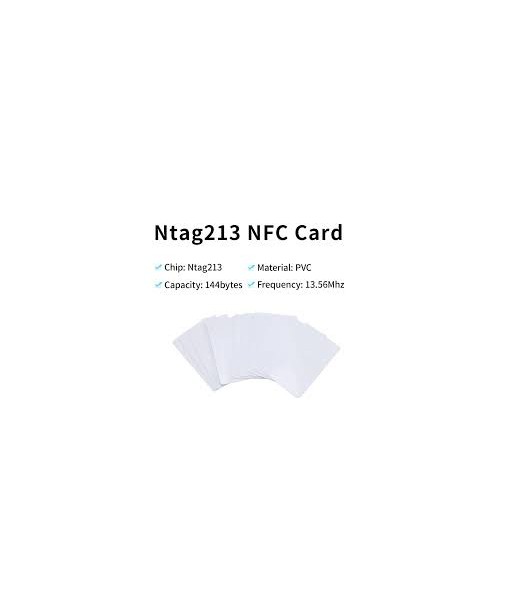 Lot de 100 Cartes NFC NTAG213